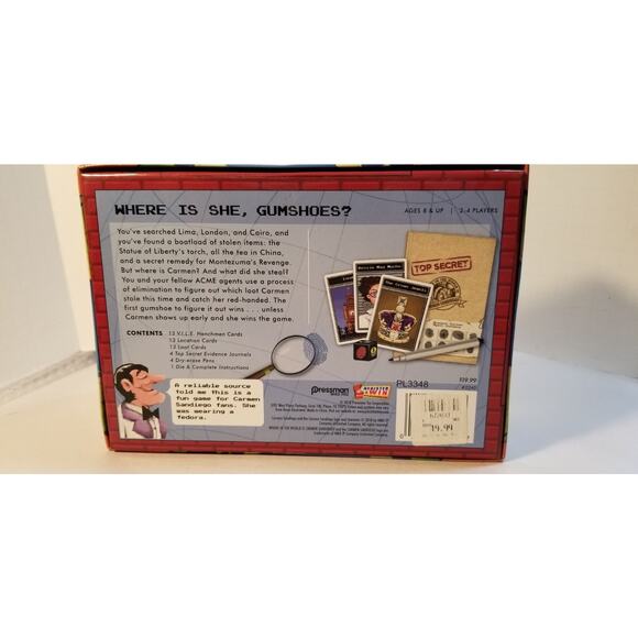 Where in the World is Carmen Sandiego? Card Game Unplayed Opened Complete - Picture 8 of 10